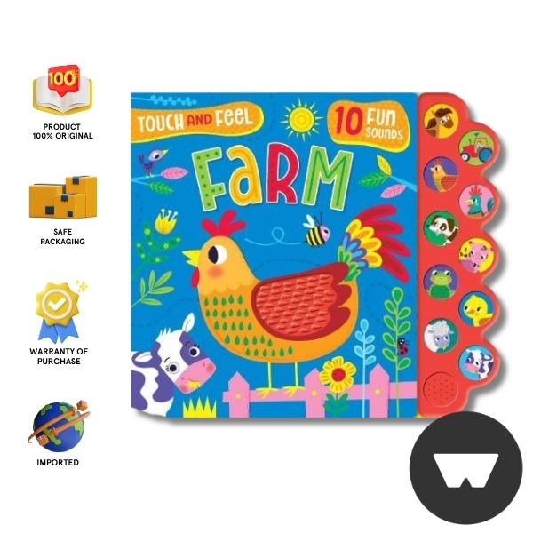 Kids Books Silicon Sound Book - Farm