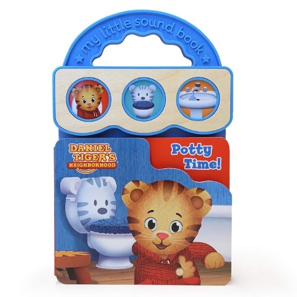 3 Button Song Books: Daniel Tigers Neighborhood, Potty Time!