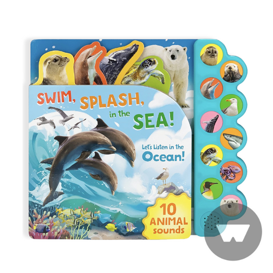 10 Button Sound Books: Swim Splash In The Sea
