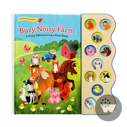 10 Button Sound Books: Busy Noisy Farm