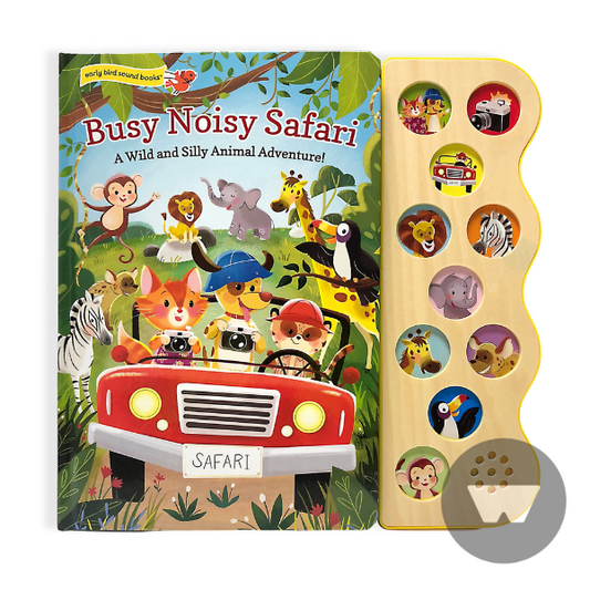 10 Button Sound Books: Busy Noisy Safari