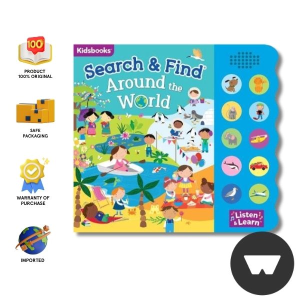 10 Button Sound Book: Kids Books Search And Find Animals