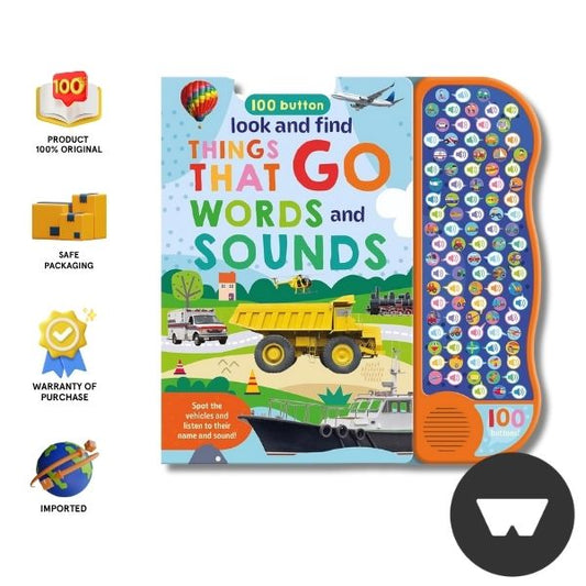100 Button Sound Book - Things That Go