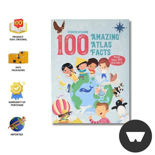 Sticker And Learn 100 Fact - Amzing Atlas Facts