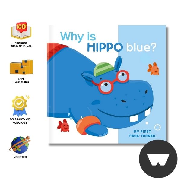 First Page-Turner Why Hippo Blue