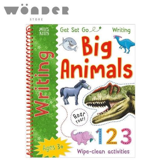 Get Set Go: Big Animals Wipe Clean Writing Ages 3+