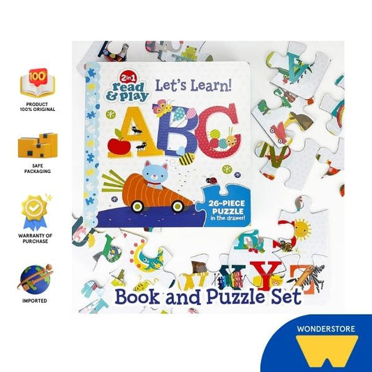 2 In 1 Read And Play: Let'S Learn Abc