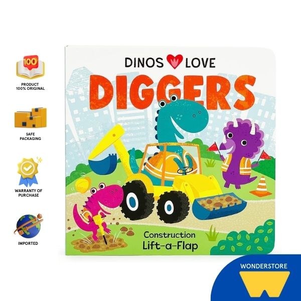 Chunky Lift A Flap: Dinos Love Diggers