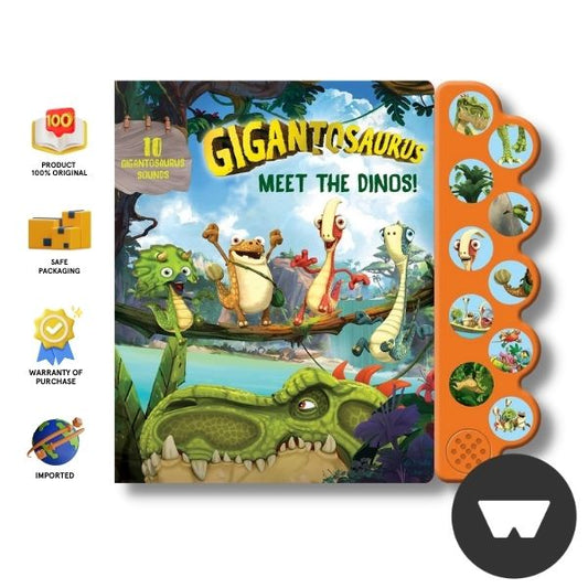 10-Buttonsound Books, Discovery: Gigantosaurus: Meet The Dinos!