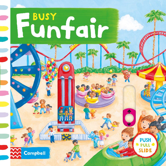 Push Pull Slide: Busy Funfair