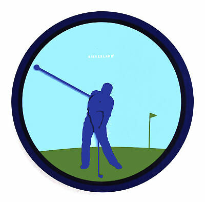 Wall Clock 8 Golfer