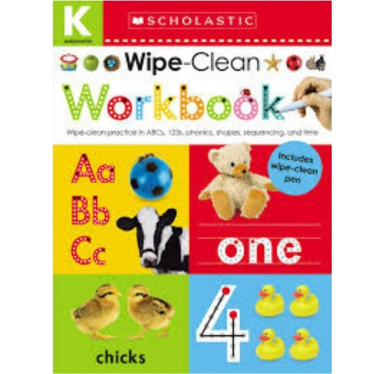 Scholastic Early Learners: Wipe Clean Workbook Kindergarten