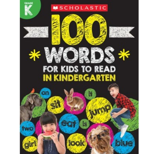100 Words For Kids To Read, Grade K