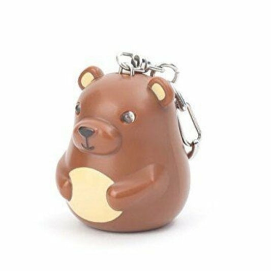 Kikkerland  Led Keychain Bear Carded