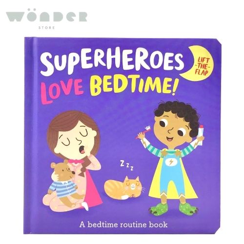 Im A Super Toddler! Lift-The-Flap: Superheroes Love Bedtime!