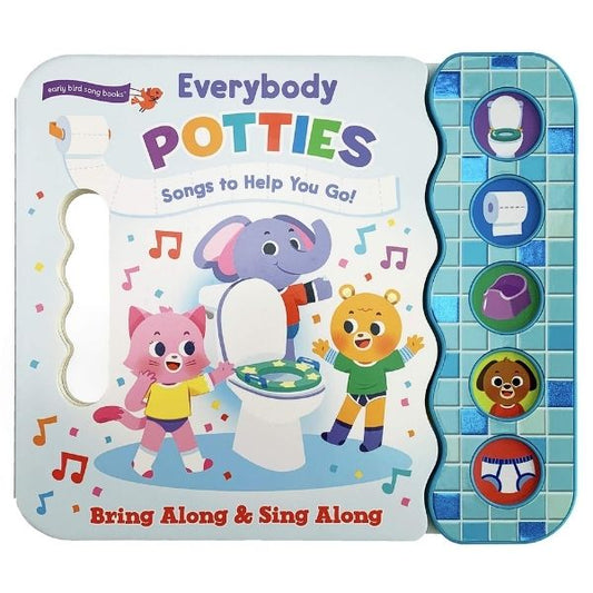 5 Button Song & Sound Books: Everybody Potties