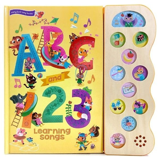 11 Button Song Books: Early Bird Song, Abc & 123 Learning Songs