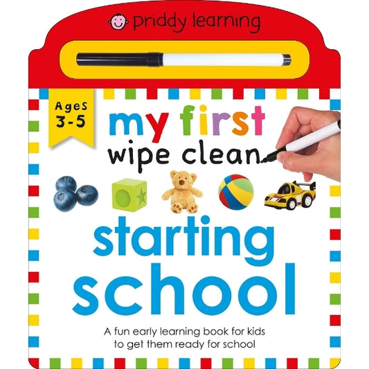 Priddy Learning: My First Wipe Clean Starting School