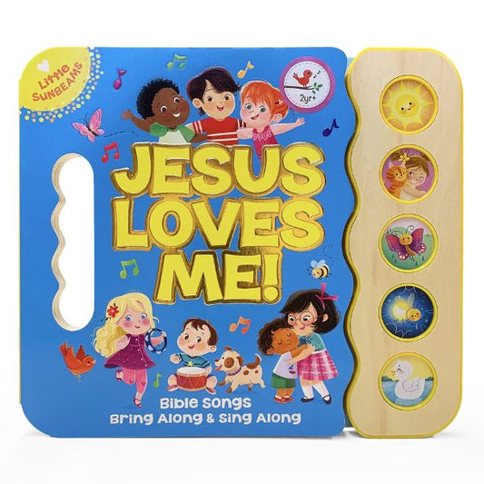 5 Button Song And Sound Books: Jesus Loves Me