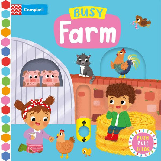 Push Pull Slide: Busy Farm