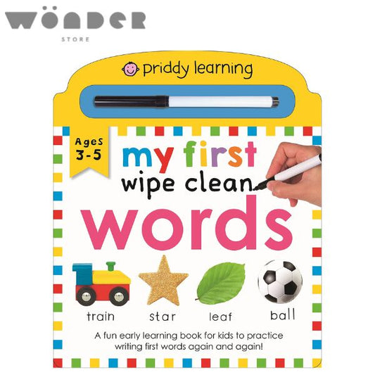 Priddy Learning: My First Wipe Clean Words: A Fun Early Learning Book